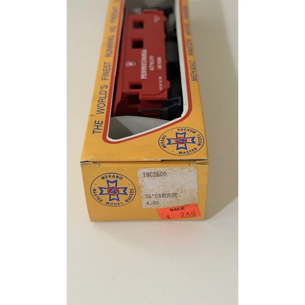 Vintage H.O. Mehano Master Model Makers Pennsylavia 478119 36’ Caboose